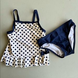 Girls Size 6X Two-piece tankini swimsuit